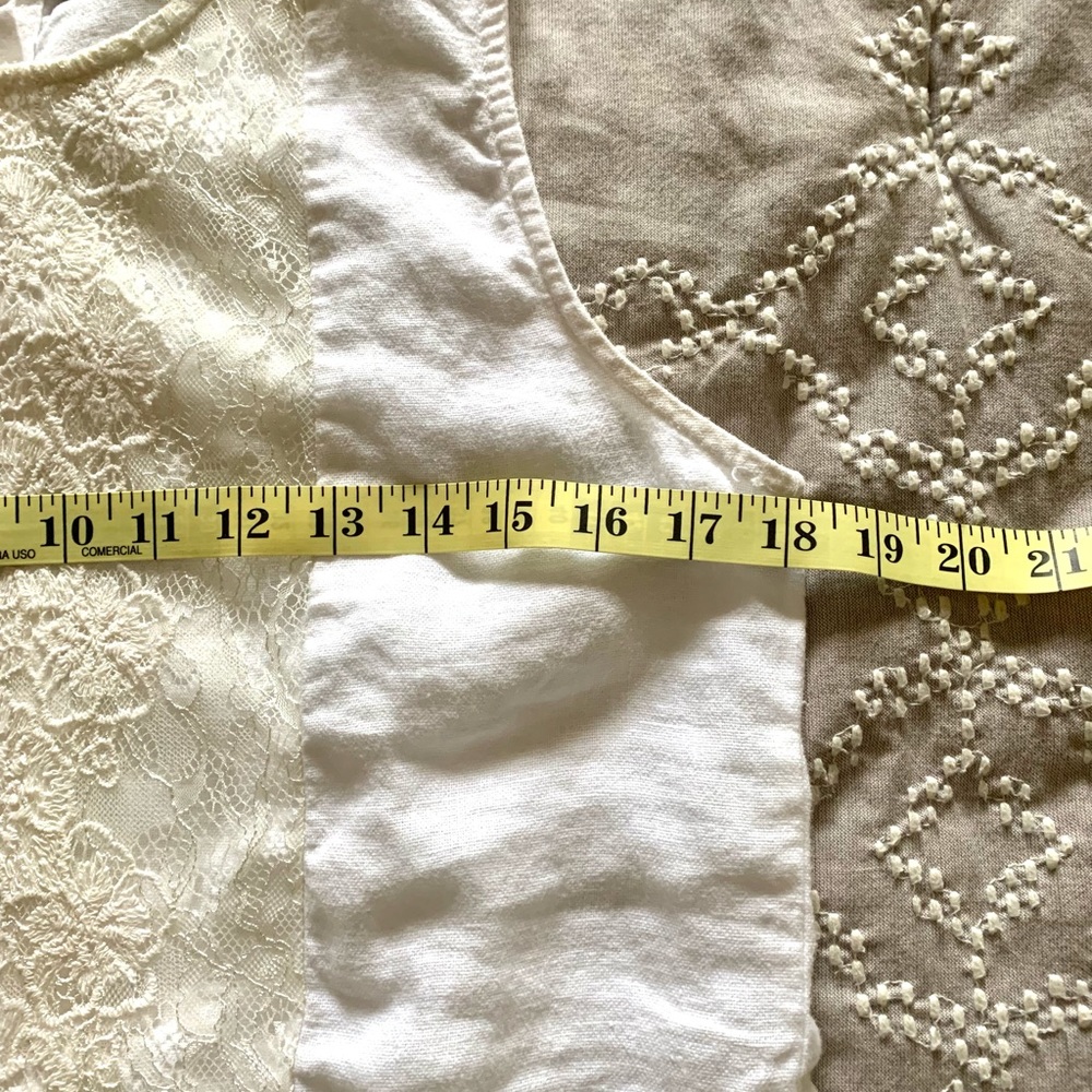 EUC ZARA BASIC linen blend top - Picture 7 of 8